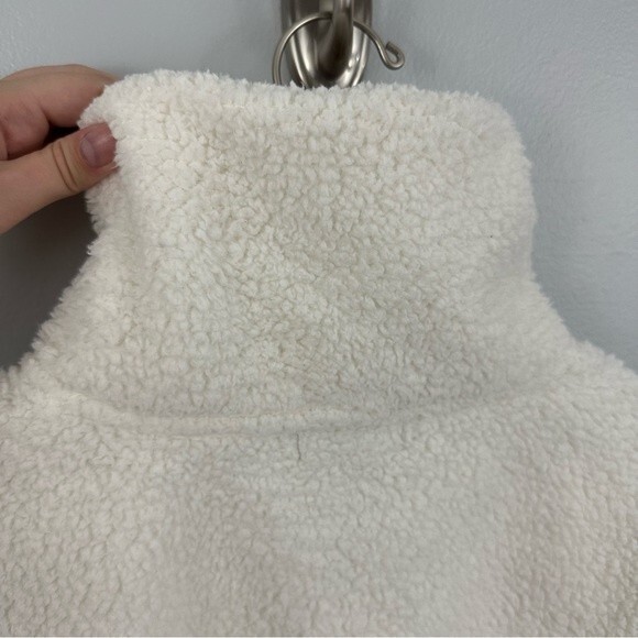 J. Crew Teddy Sherpa Button-Front Sweatshirt NWT Size Large - Picture 16 of 16